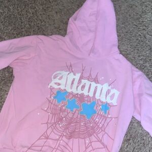 Spider  Hoodie with Blue Stars